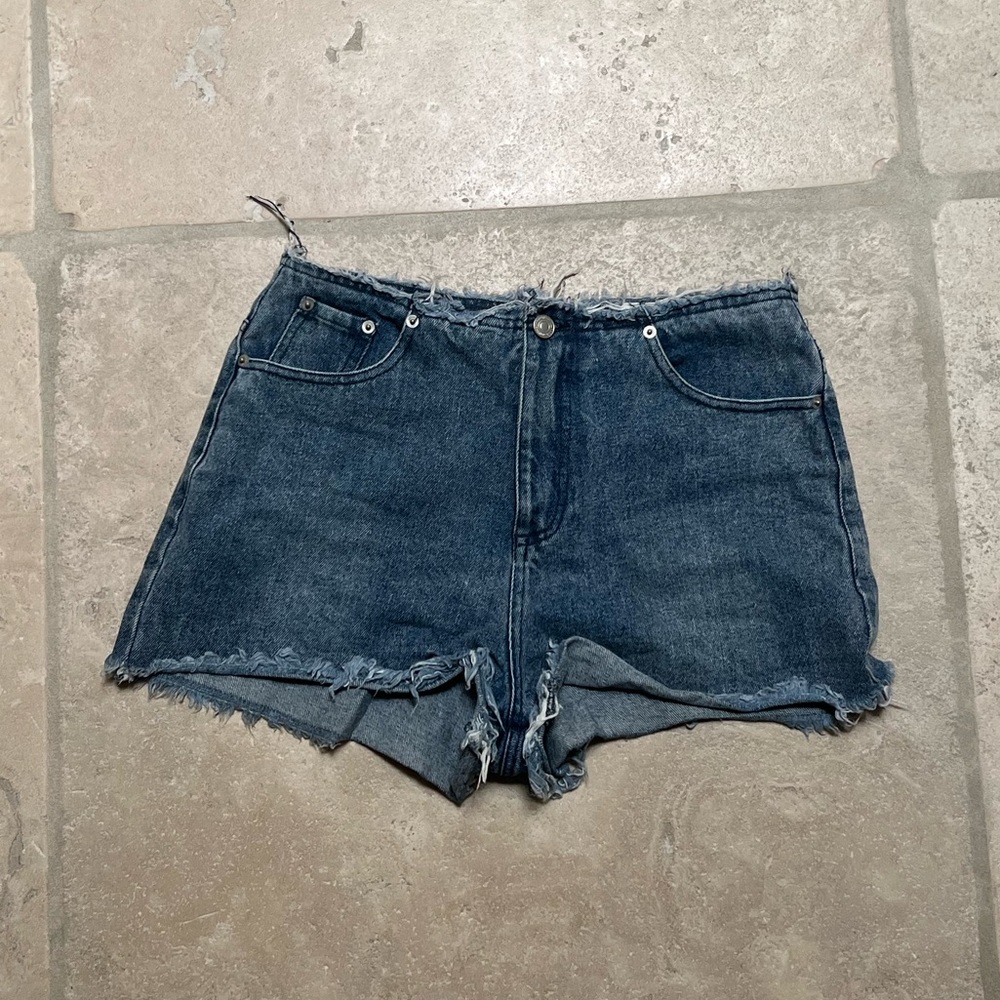 Steele collection denim shorts